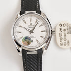 SEAMASTER AQUA TERRA 41MM STEEL CASE RUBBER STRAP