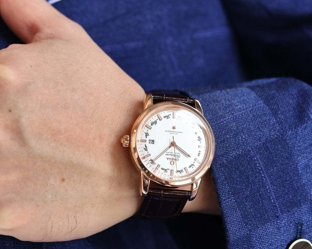 SEAMASTER GLOBEMASTER 40MM WHITE DIAL ANNUAL CALENDAR