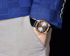 SEAMASTER AQUA TERRA 150M CO-AXIAL GOLD CASE LEATHER
