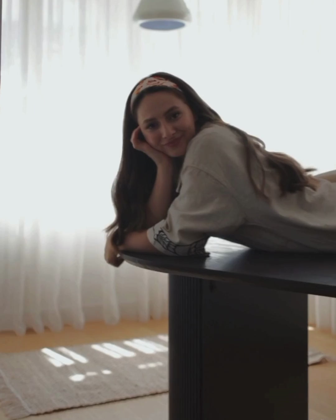 Dining Table SAVORY Black 180 × 90 cm