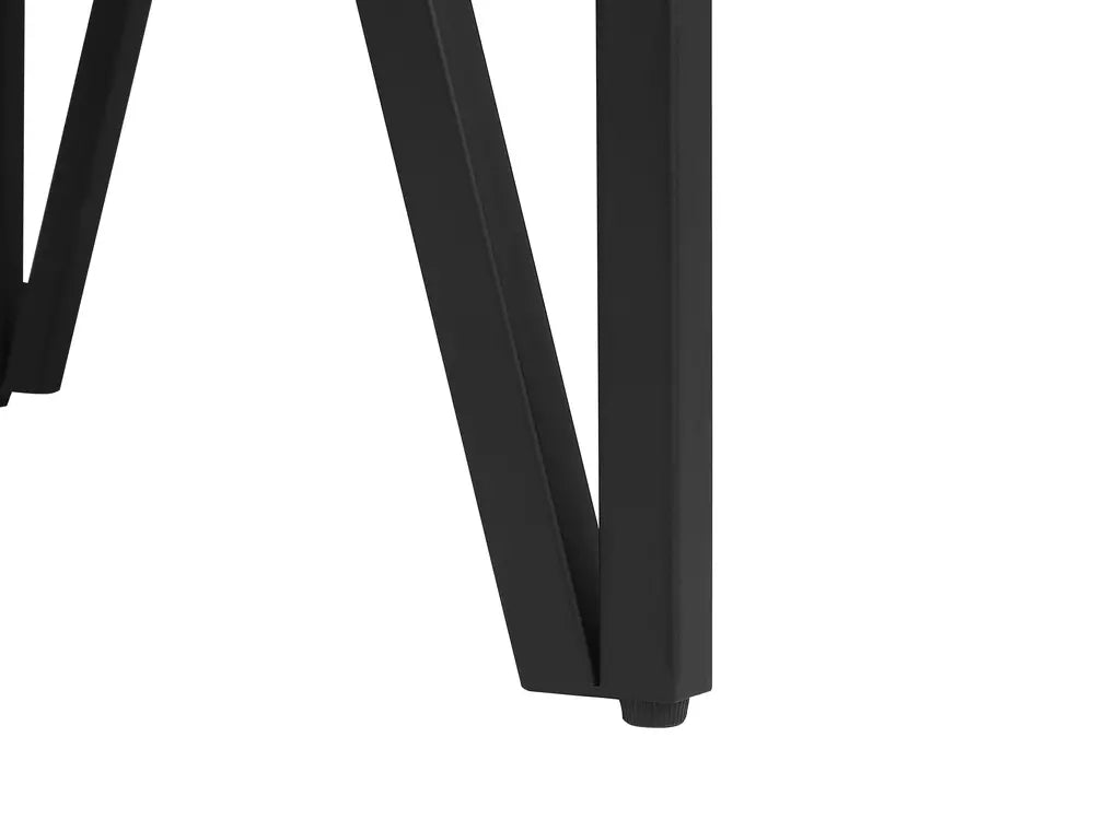 ADENA Brown Rectangular Coffee Table – MDF Top, Metal Hairpin Legs