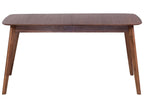 Mid-Century Modern Wooden Dining Table – Walnut Finish