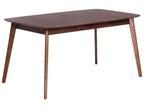 Mid-Century Modern Wooden Dining Table – Walnut Finish