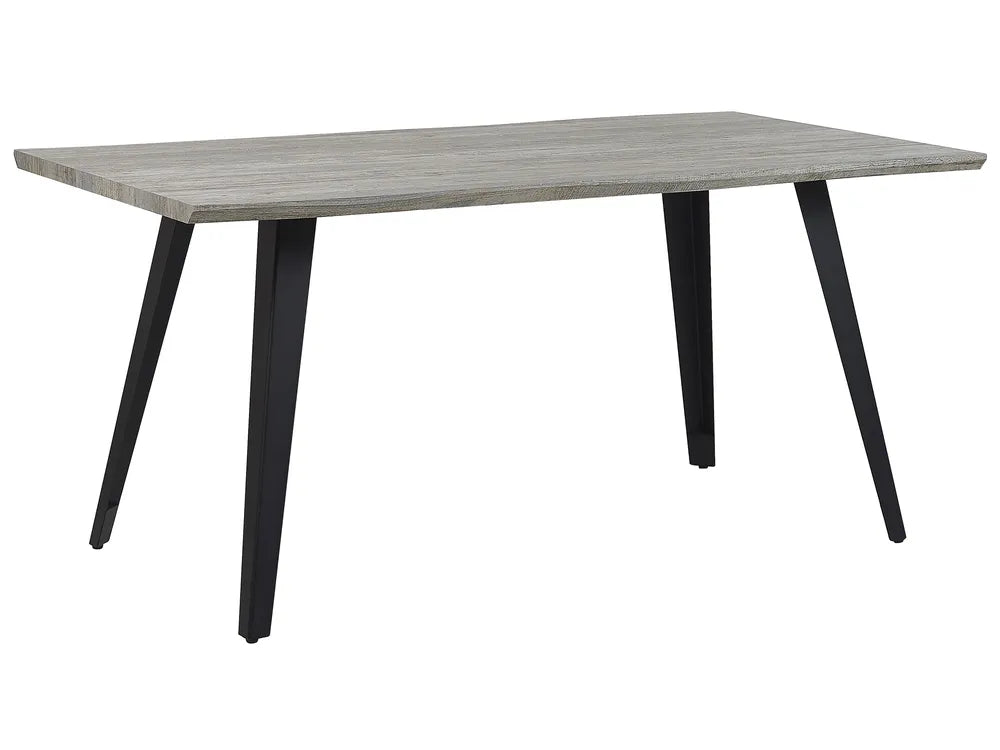 Dining Table WITNEY Grey 160 x 90 cm