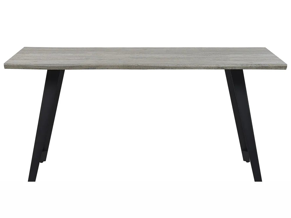 Dining Table WITNEY Grey 160 x 90 cm