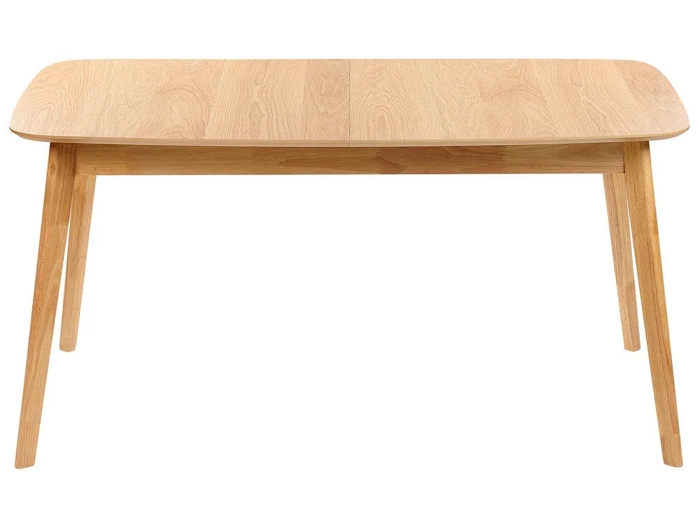 Mid-Century Modern Wooden Dining Table – Walnut Finish