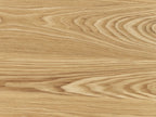 Modern Oval Dining Table with Fluted Pedestal Base – Natural Oak Finish