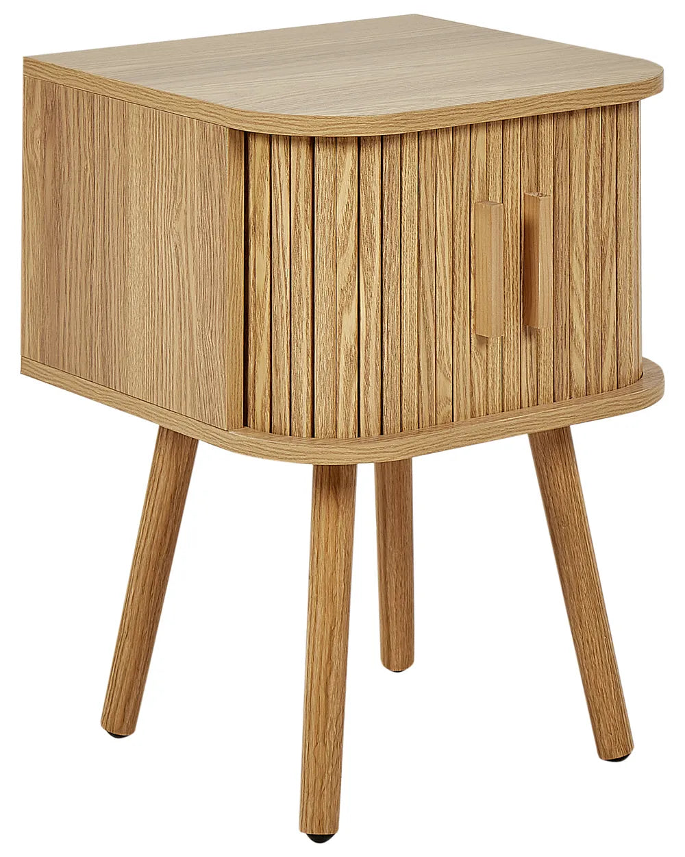 Sliding Door Bedside Table Selah – Brown