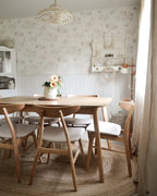 Mid-Century Modern Wooden Dining Table – Walnut Finish