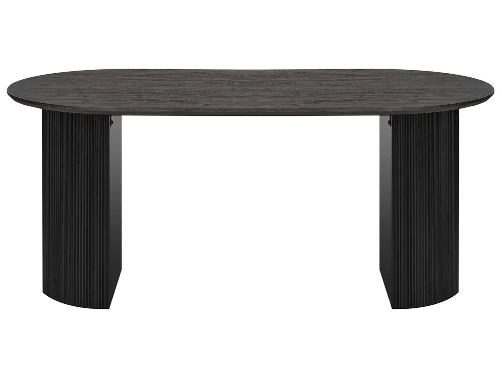 Dining Table SAVORY Black 180 × 90 cm