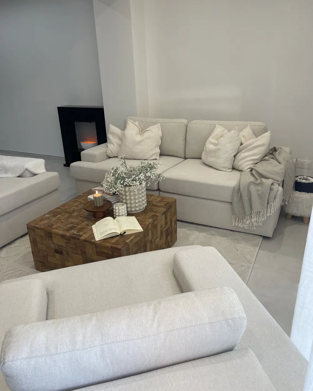 Coffee Table GAMBO – Solid Teak Wood, Brown